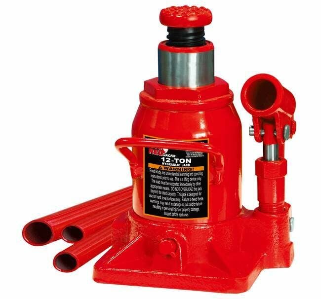 Torin 12 Ton Hydraulic Stubby Bottle Jack