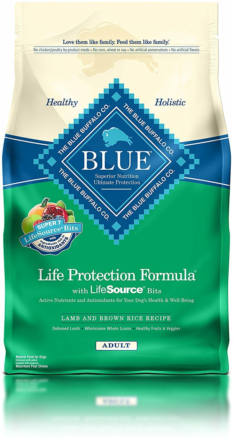Blue Buffalo Lamb And Brown Rice Dog Food-6 Dog Food Blue