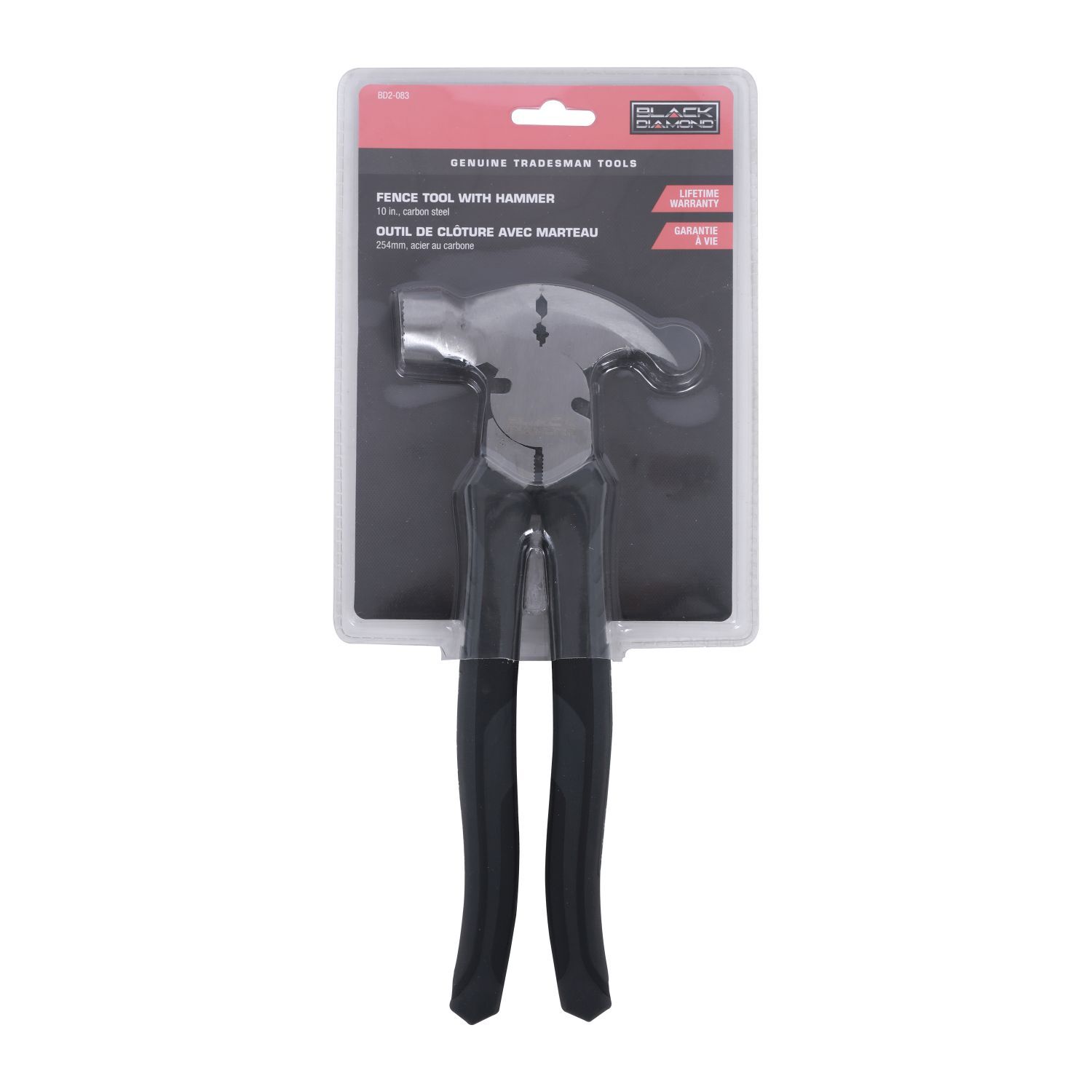 Black Diamond Fence Tool with Hammer, 10-In