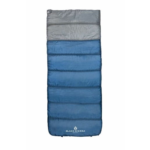 Sierra Sleeping Bag 25 Degree - Blue/Gray, 33 in X 80 in