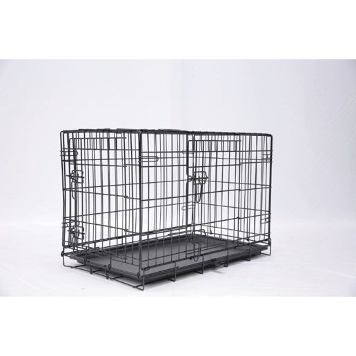 Main Pet 30-In 2-Door Folding Pet Crate Containment Main
