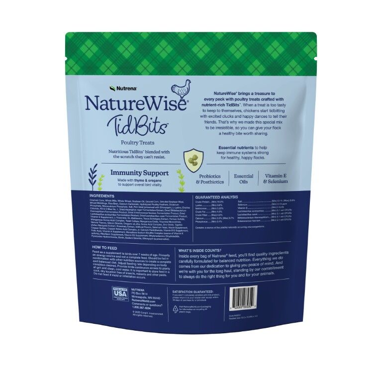 Nutrena Naturewise TidBits Immunity Support Poultry Treats, 5-Lb