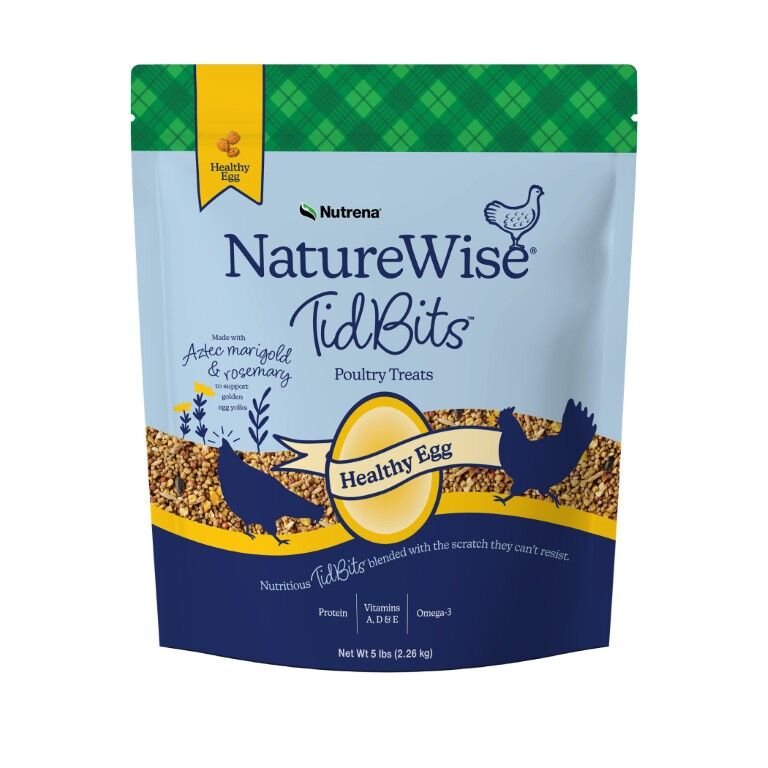 Nutrena Naturewise TidBits Healthy Egg Poultry Treats, 5-Lb