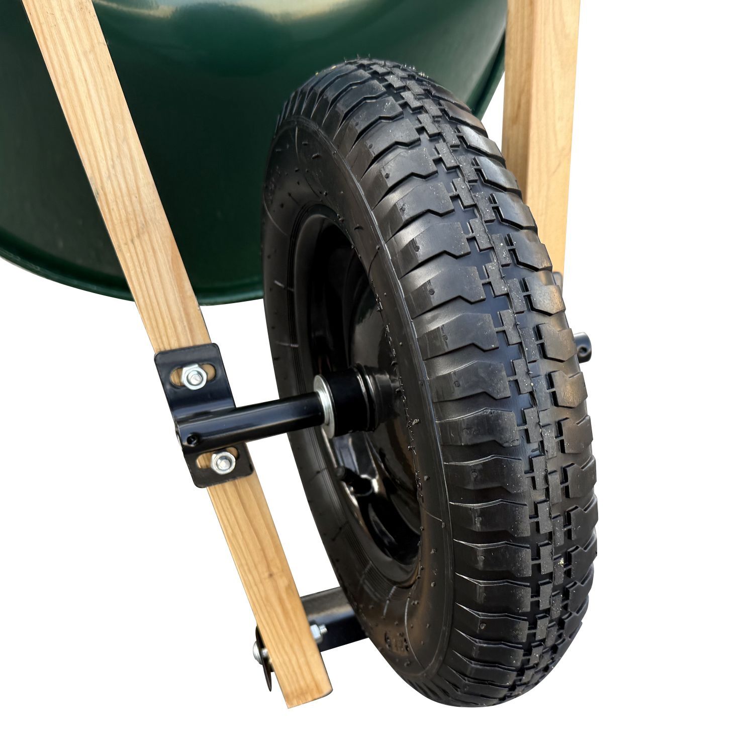 Centurion Steel Wheelbarrow, 4-Cu. Ft