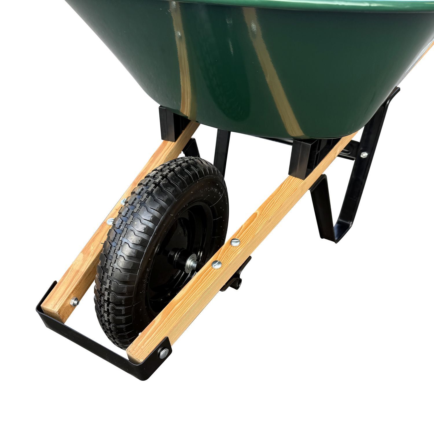 Centurion Steel Wheelbarrow, 4-Cu. Ft