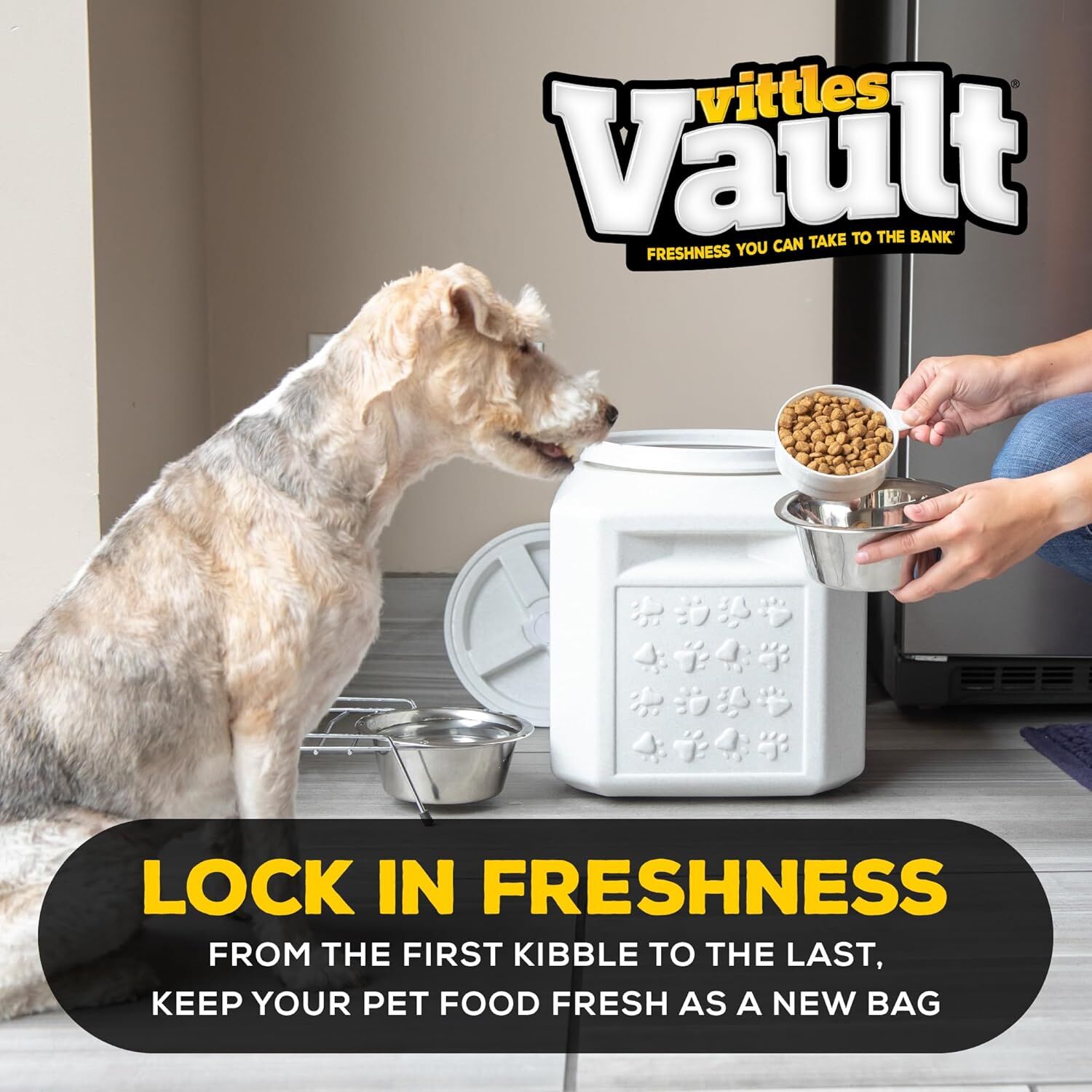 Gamma2 Vittles Vault Pet Food Storage Container, 25-Lb