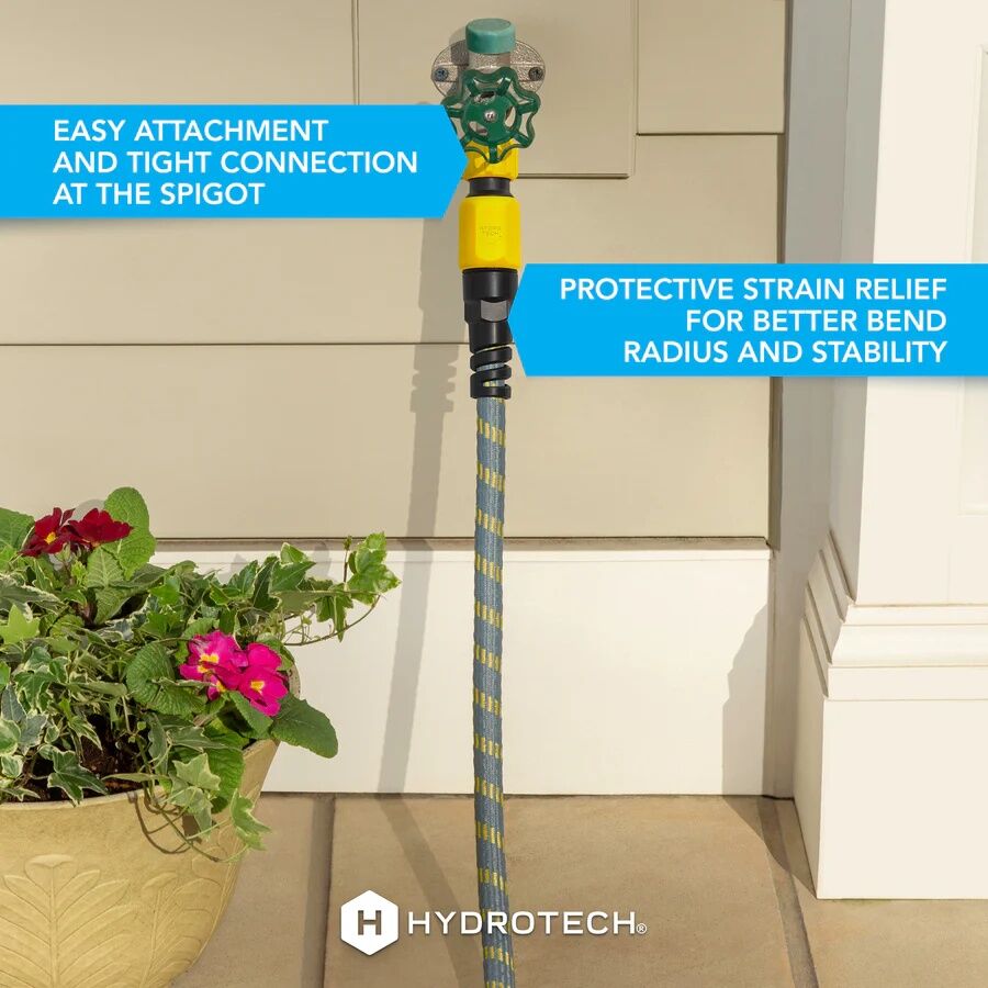 HydroTech Yellow Standard Expandable Burst-Proof Hose, 5/8 in. x 100 ft.