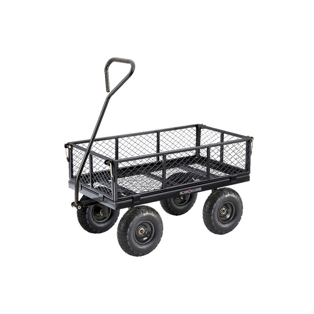 Black Diamond Steel Utility Cart, 3-Cu Ft