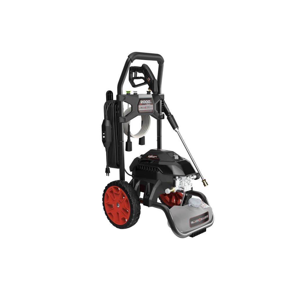 Black Diamond Heavy Duty Cold Water Corded Electric Pressure Washer, 2000-PSI, 1.2-GPM