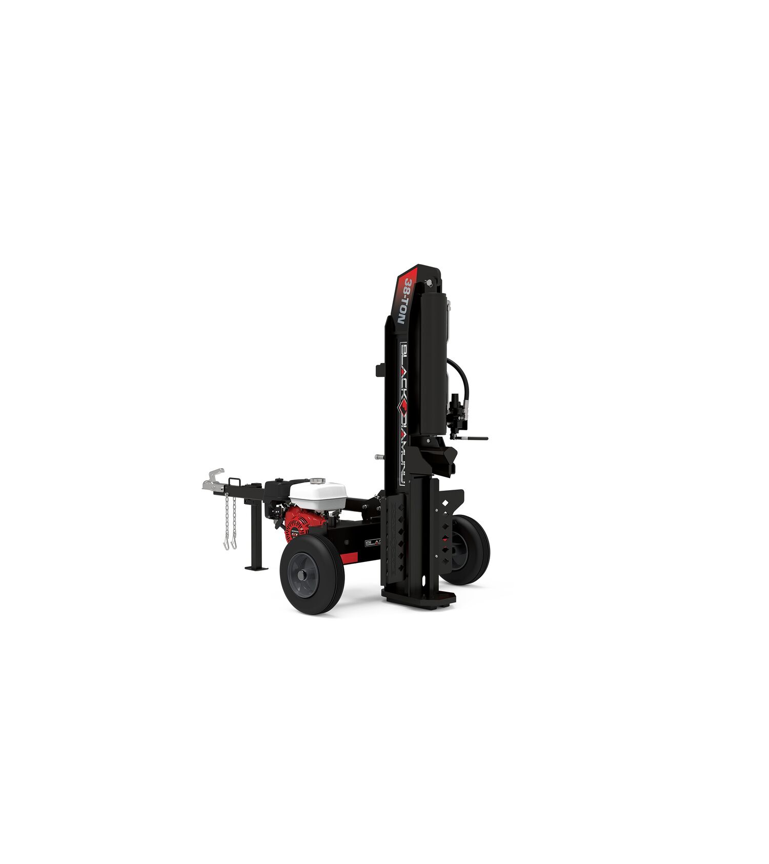 Black Diamond 38 Ton Horizontal/Vertical Gas-Powered Log Splitter with Honda 270cc Engine