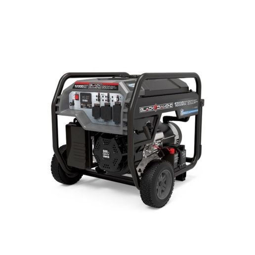 Black Diamond Electric Start Home Backup Portable Generator with