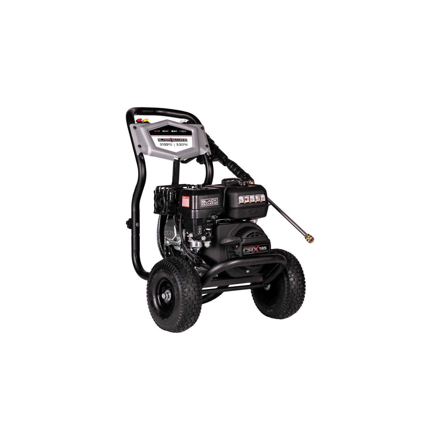 Black Diamond Pressure Washer 163-cc CRX Engine, 3100-PSI, 2.3-GPM