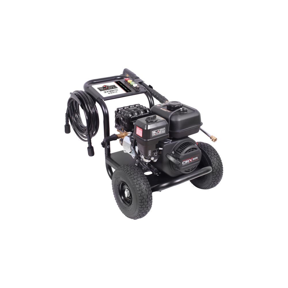 Black Diamond Pressure Washer 244cc CRX Engine, 3700-PSI, 2.5-GPM