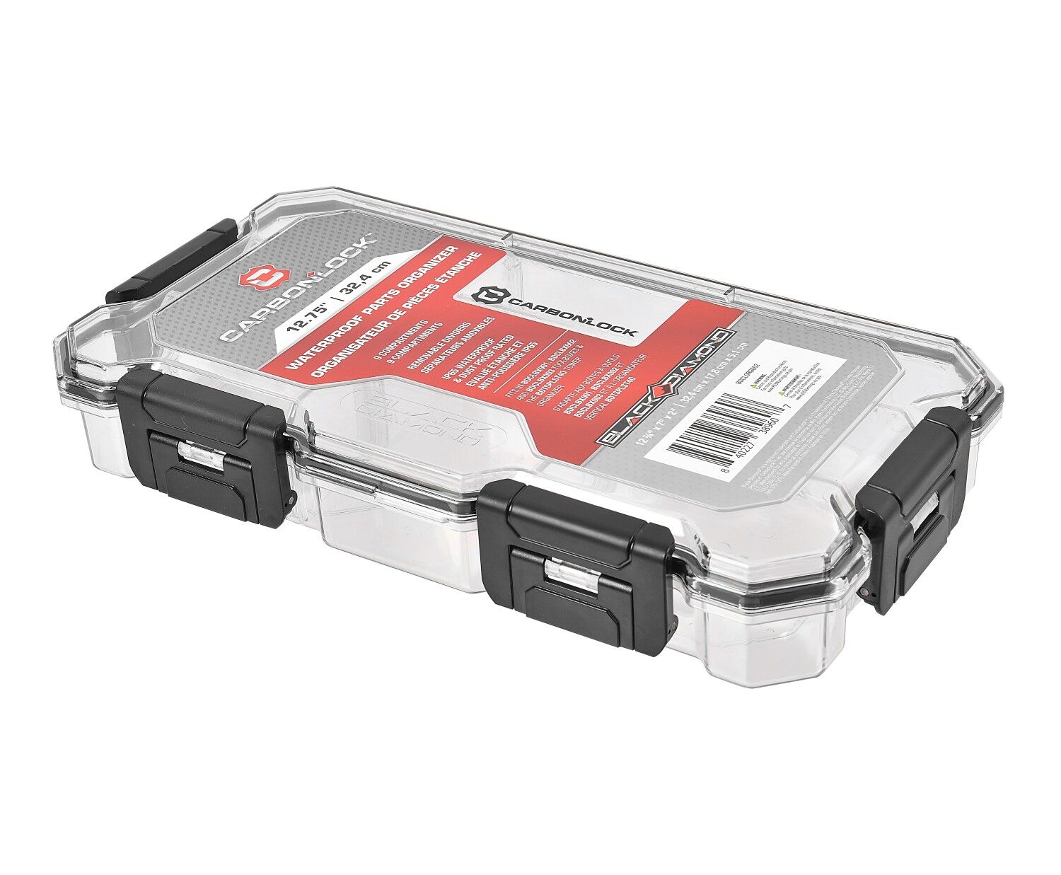 Black Diamond CarbonLock Waterproof Parts Organizer, 12 3/4 in.