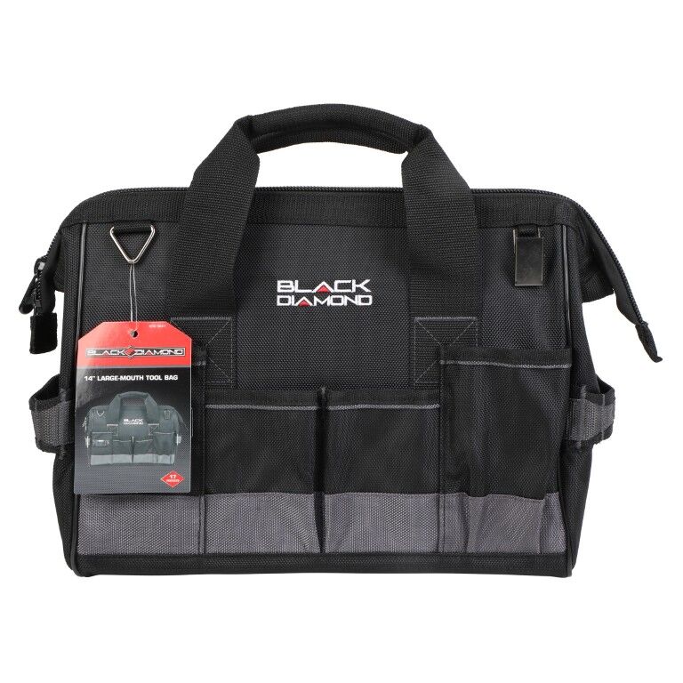 Black Diamond Large-Mouth Tool Bag, 14-In