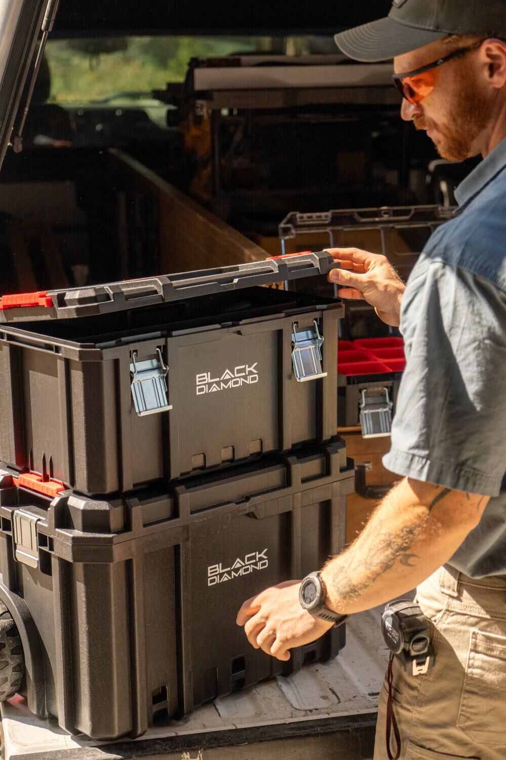 Black Diamond Modular Rolling Tool Box Set, 3-Pc