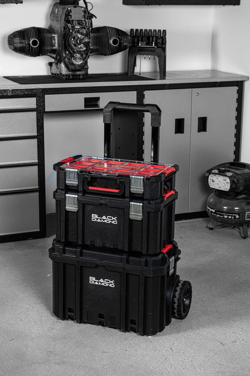 Black Diamond Modular Rolling Tool Box Set, 3-Pc