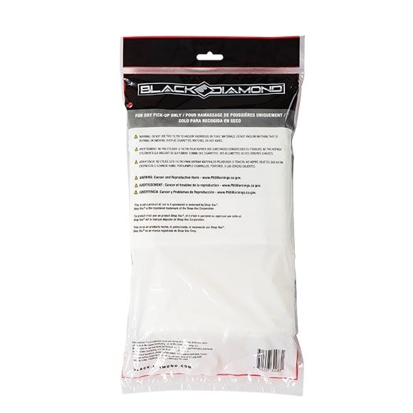 Black Diamond Standard Vacuum Dust Bag, 8-Gal - 10-Gal, 3-Ct