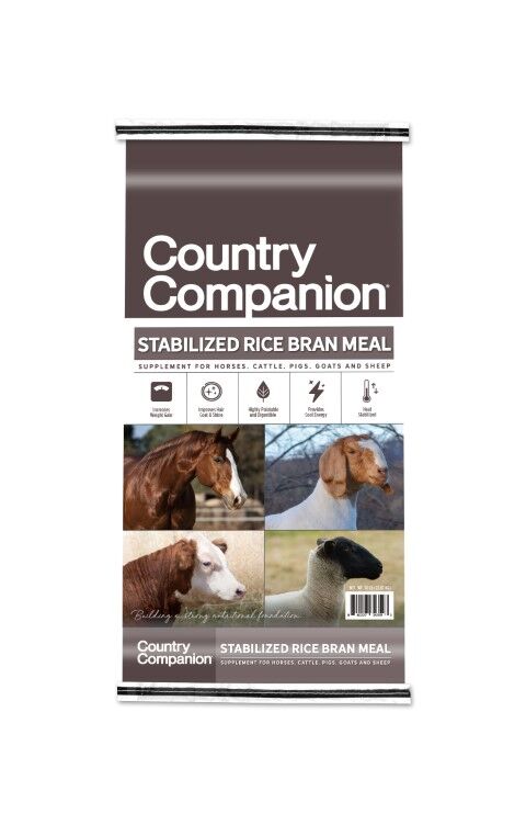 Country Companion Stabilized Rice Bran Meal, 50-Lb