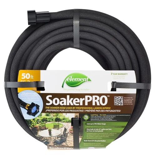 Element SoakerPRO Soaker Hose, 3/8-In x 50-Ft