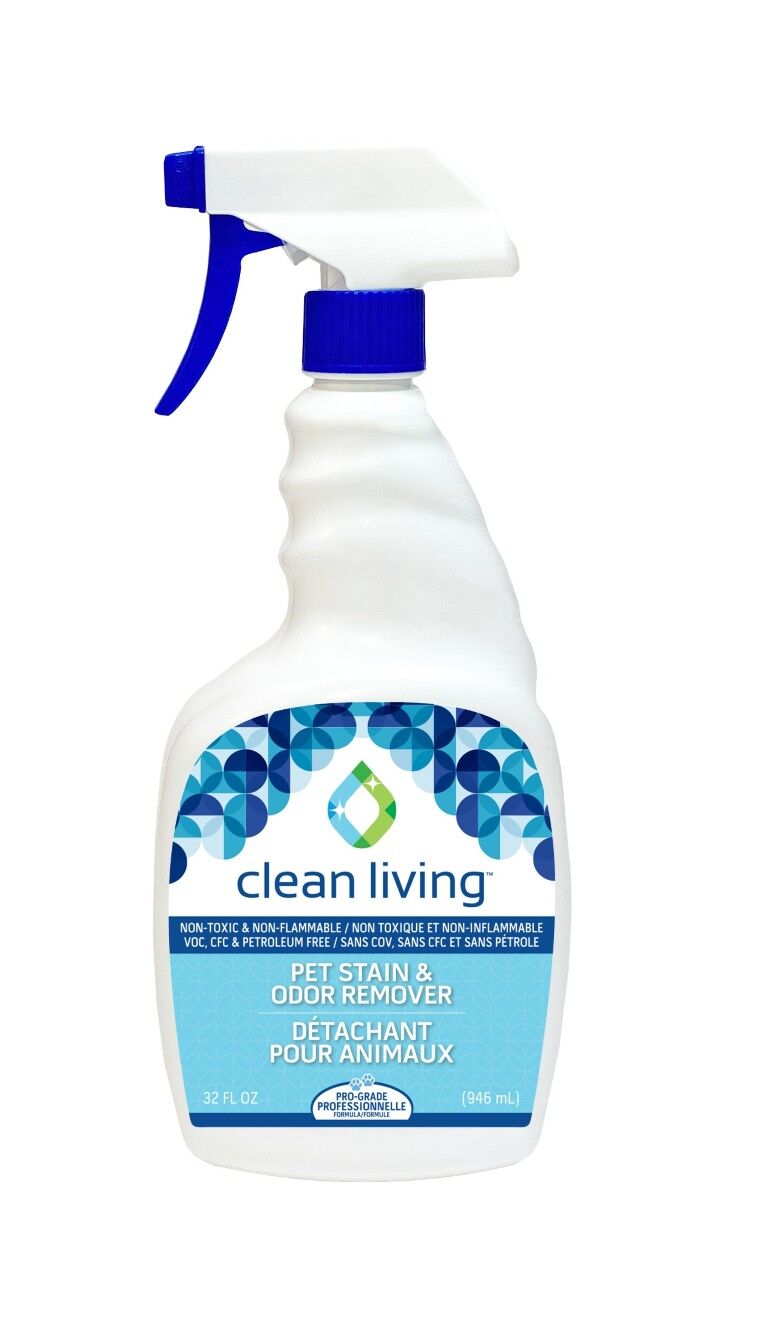 Clean Living Pet Stain & Odor Remover, 32-Oz