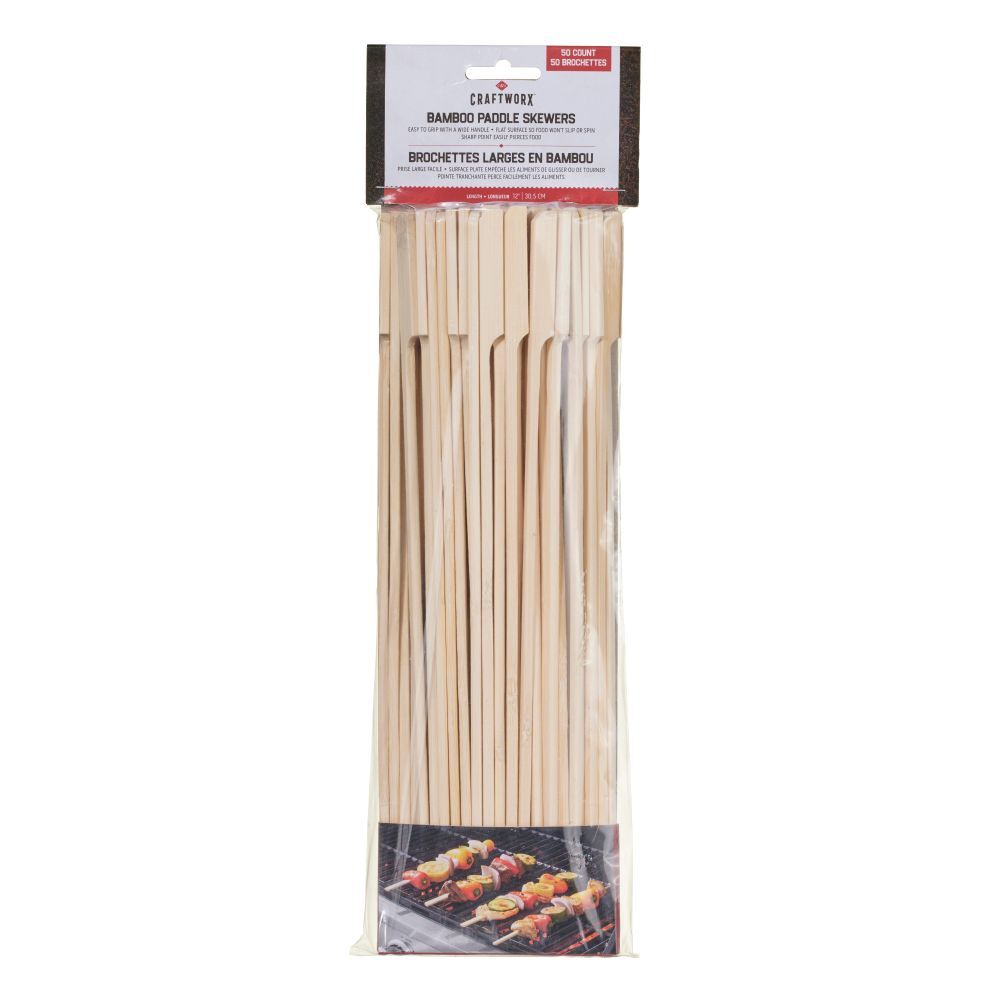 Craftworx Bamboo Paddle Skewers, 50-Pk