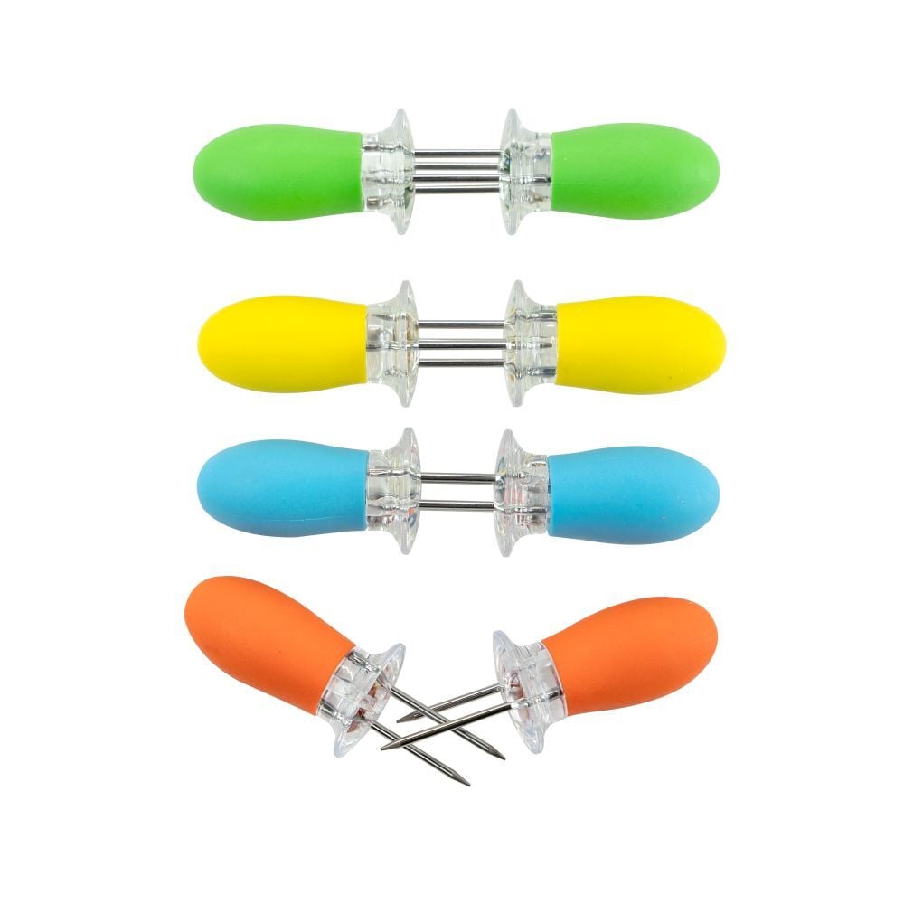 Craftworx Easy Grip Corn Holders, 4-Pk