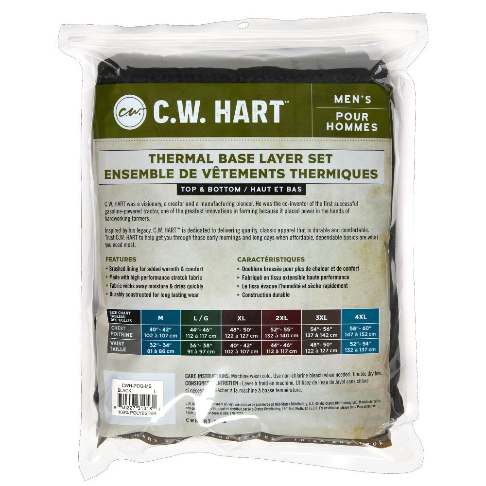 C.W. Hart Men's Thermal Base Layer Set