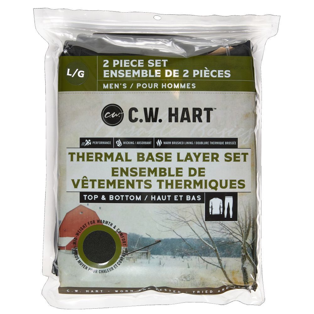 C.W. Hart Men's Thermal Base Layer Set