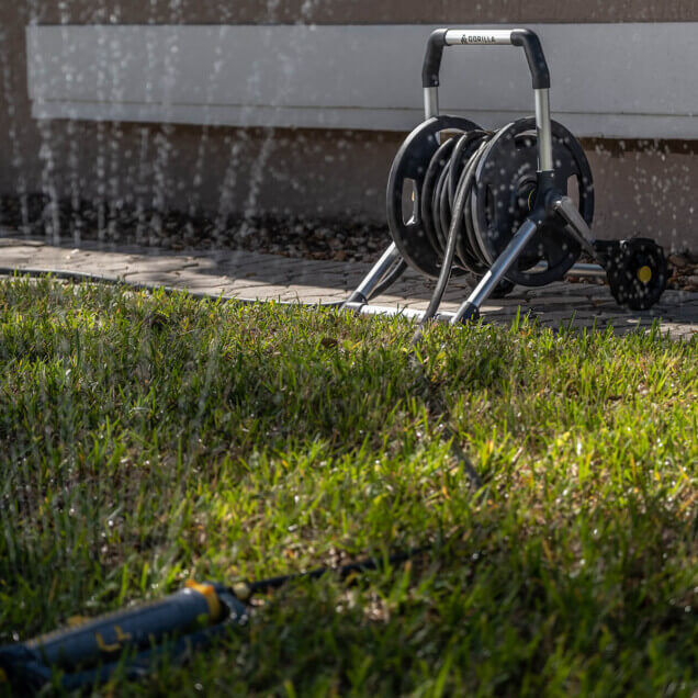 Gorilla Wheeled Mobile Hose Reel, 175-Ft