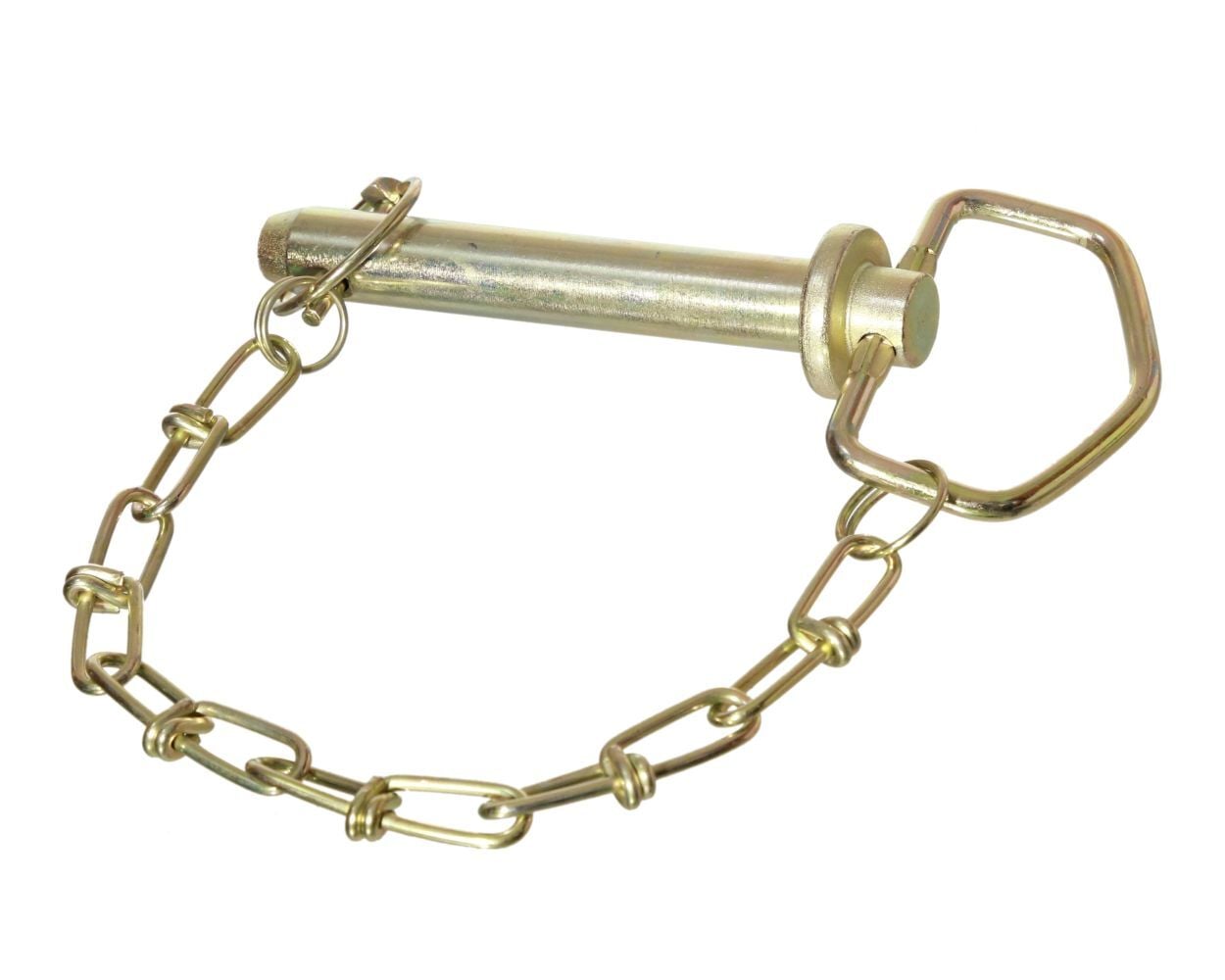 Harvest King Hitch Pin with Chain, 7/8-In x 6-1/4-In