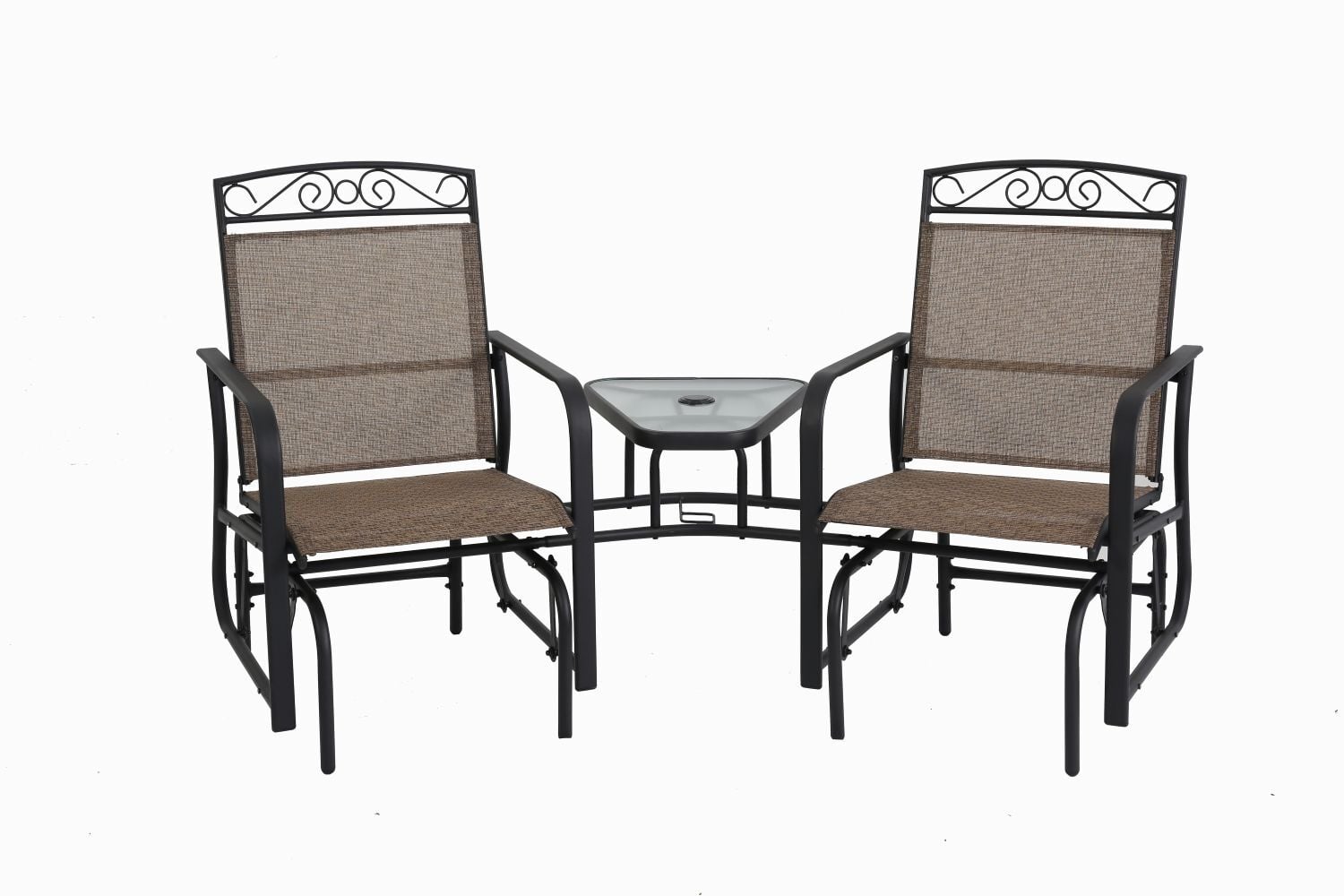 Livingscape 2 Seat Outdoor Tete-a-Tete Glider