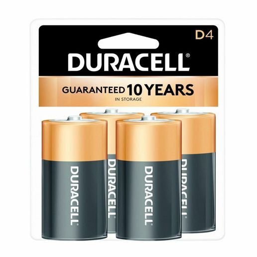 Duracell 4 Pack D Batteries