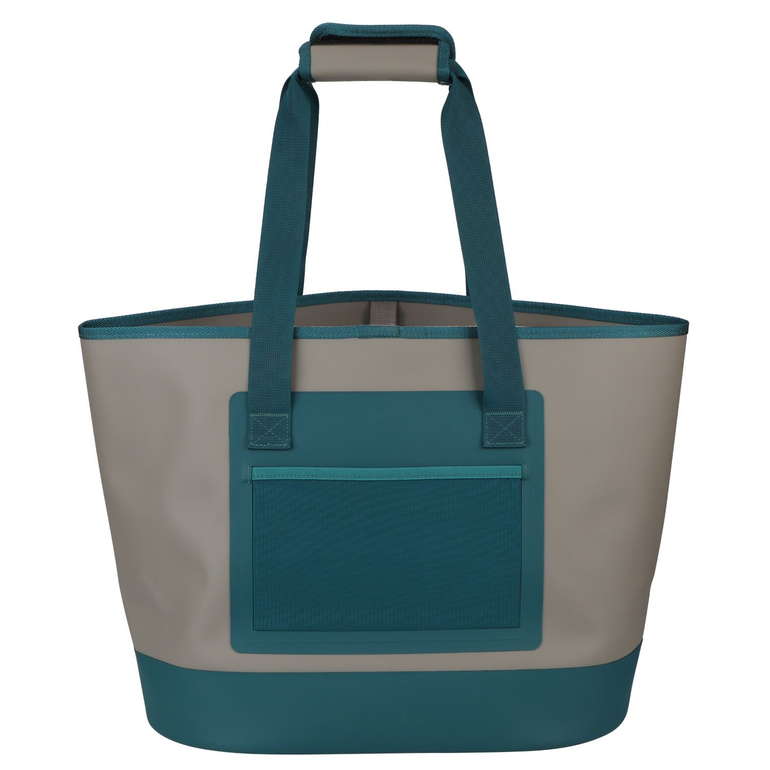Outdoor Revival Gray & Teal Waterproof Tote Bag