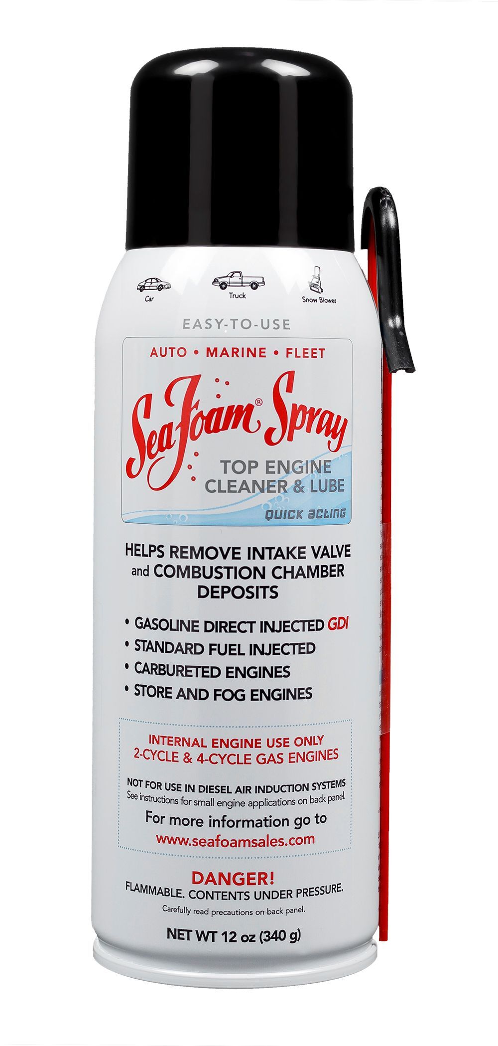 Sea Foam Spray Top Engine Cleaner & Lube, 12-Oz