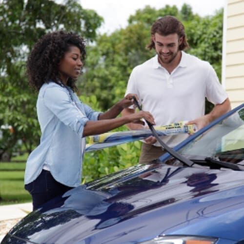 Rain‑X Latitude Water Repellency 2 In 1 Wiper Blades, 21-In