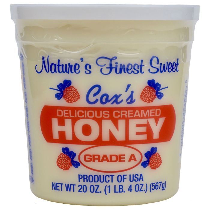 Cox Honey Raw Creamed Honey, 20-Oz