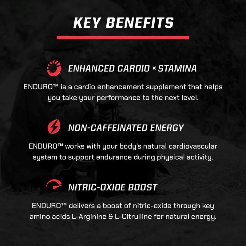 MTN OPS ENDURO Cardio Enhancement Raspberry Supplement, 30-Servings