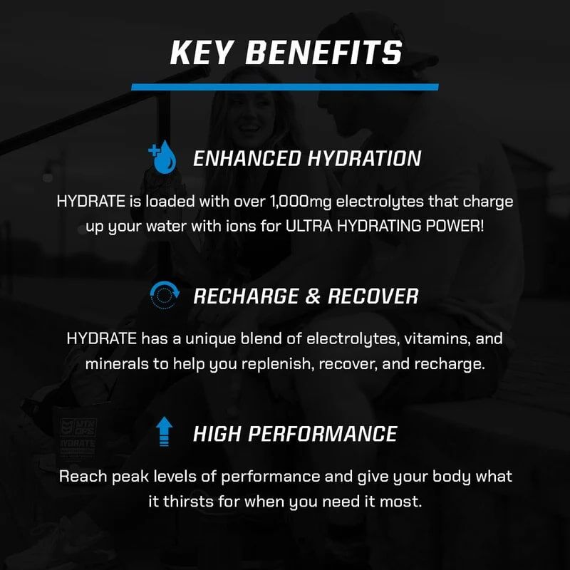 MTN OPS Hydrate Supplement Mango Peach Flavor, 20-Ct