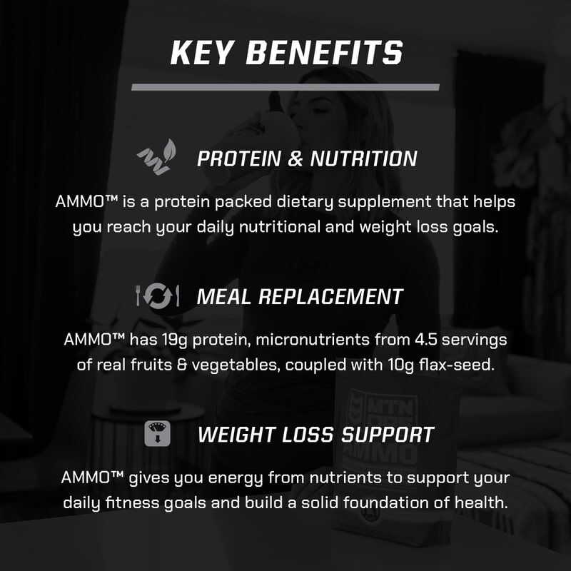 MTN OPS Ammo Chocolate Meal Replacement, 2.4-Lb