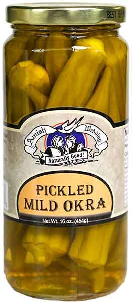 Amish Wedding Pickled Mild Okra, 16-Oz