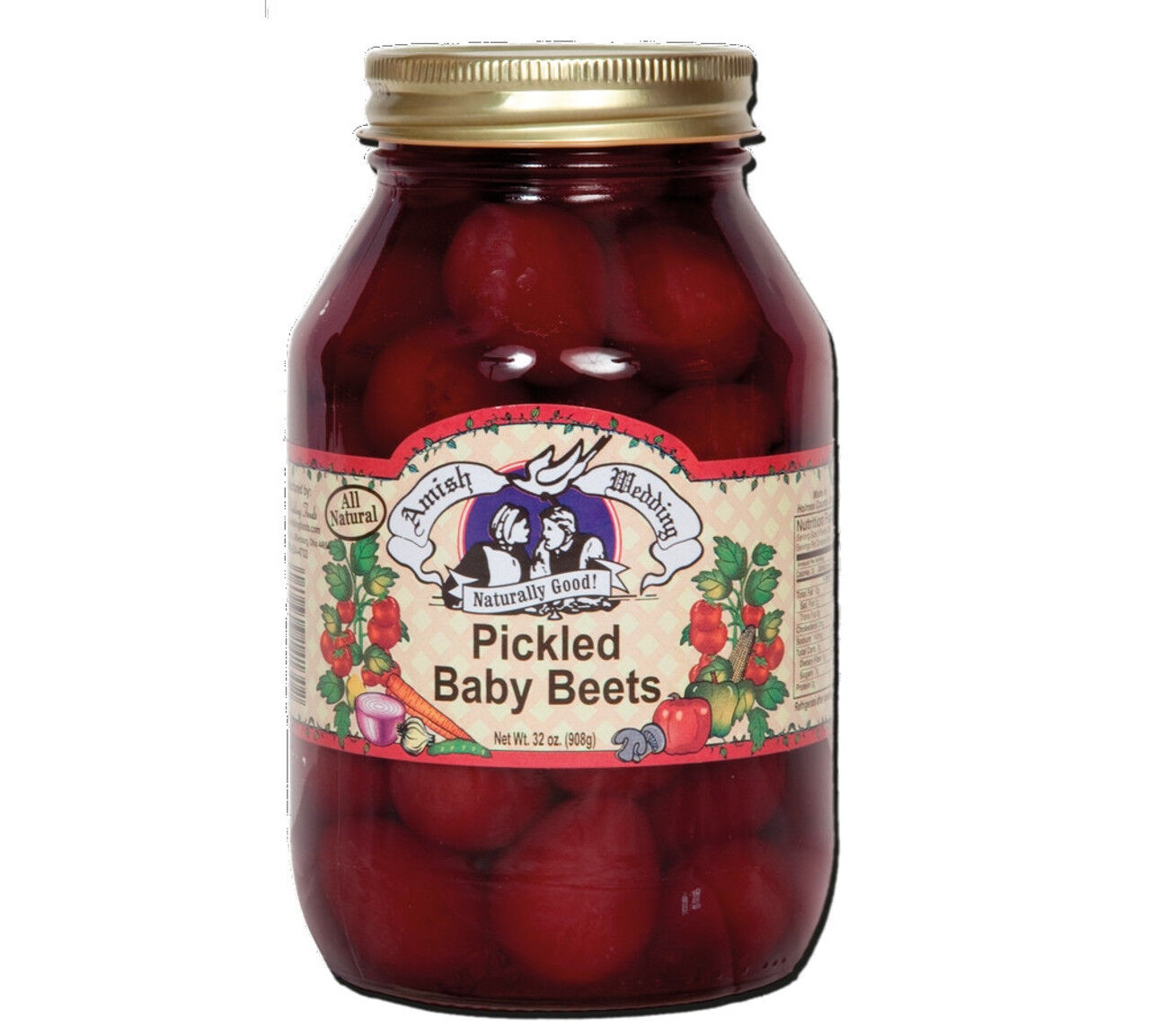 Amish Wedding Pickled Baby Beets, 32-Oz