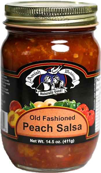 Amish Wedding Old Fashioned Peach Salsa, 14.5-Oz