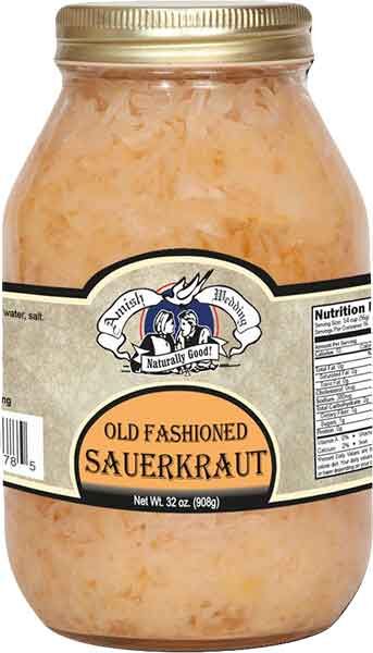 Amish Wedding Sauerkraut, 1-Qt