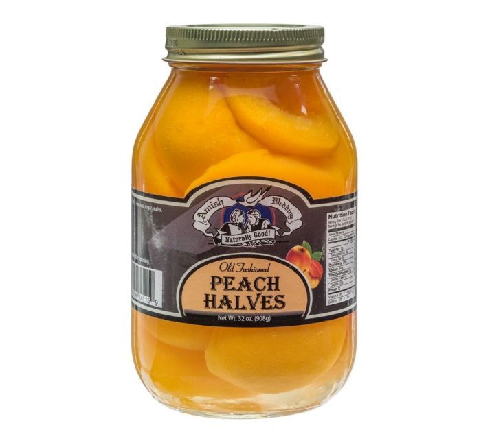 Troyer Peach Halves - 32 oz
