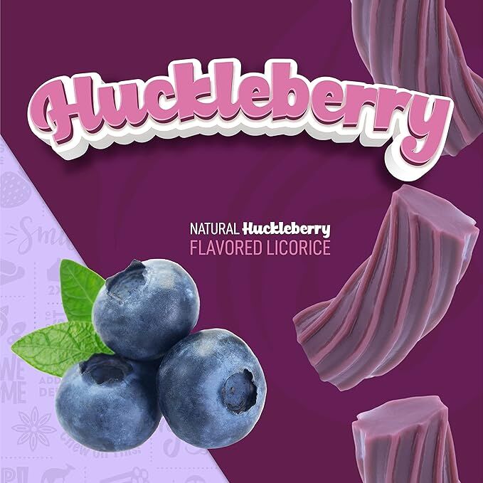 Wiley Wallaby Huckleberry Licorice Candy Twists, 24-Oz