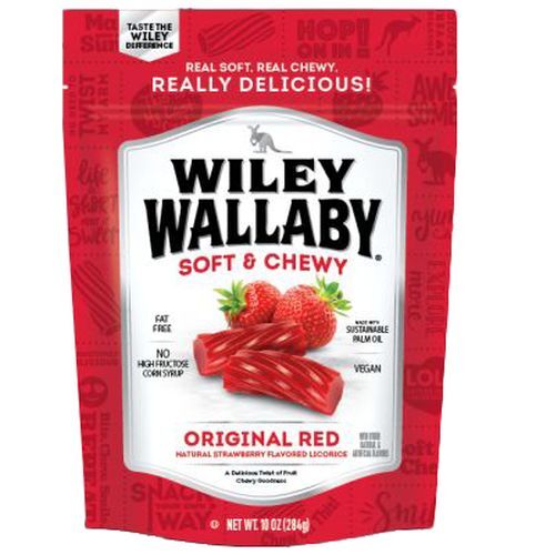 Wiley Wallaby Red Australian Style Licorice - 24 oz