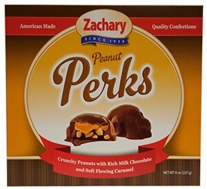 Zachary Confections Milk Chocolate Peanut Perks, 8-Oz - Food
