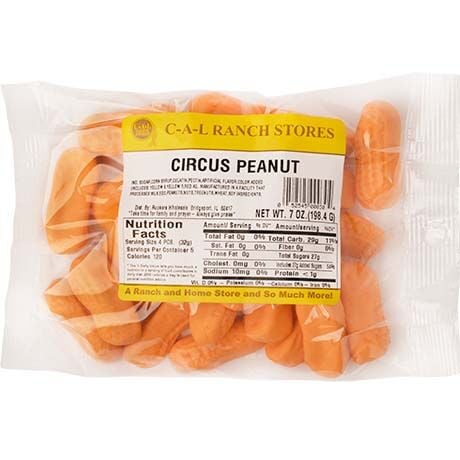 Rucker's Candy Circus Peanuts, 7-Oz