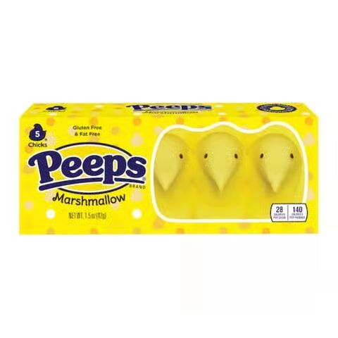 Peeps Classic Marshmallow Chicks, 1.5-Oz